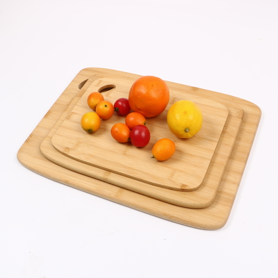 Customized Wood Rectangular Chopping Platter for Durable Vegetable Cutting in Kitchen