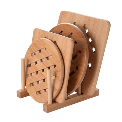 Sustainable Wooden Soap Coasters Direct Soap Holder Kit with Hollow Coffee Stand MB-KC043