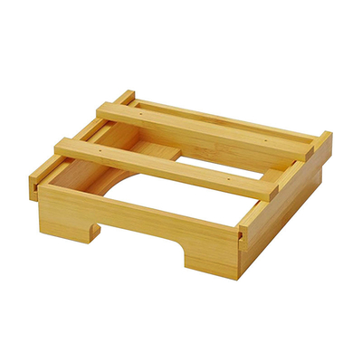 Household Wooden Bamboo Paper Towel Dispenser Under Cabinet 12 Inch 10 Inch