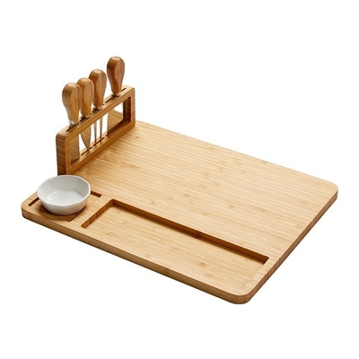 Dishwasher Safe Cheese Bamboo Cutting Board Serving Tray
