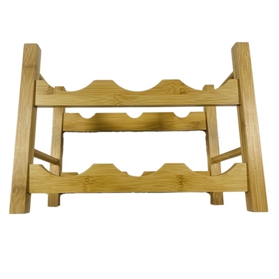 Kitchen Bamboo Wine Glass Rack Cabinet Shelf Environmental Protection
