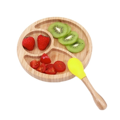 Custom ECO Bamboo Food Plates with Serving Tray Occasion Giveaways 20x20x3cm