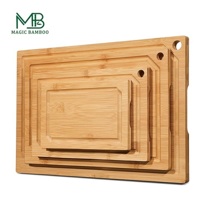 Commercial Buyer's Perfect Choice Sustainable Bamboo Cutting Board with Juice Groove