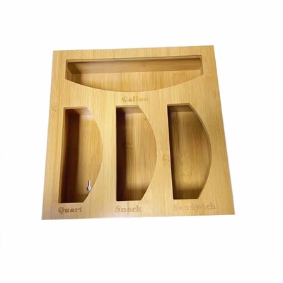 Multifunction Bamboo Ziplock Bag Storage Box Lunch Bag Zipper Bag Classification Box