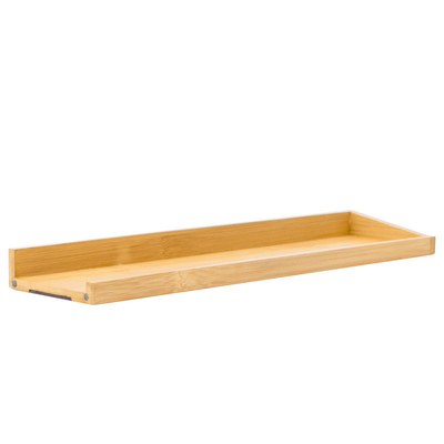 Eco-Friendly Bamboo Magnetic Stovetop Shelf for Spice Storage