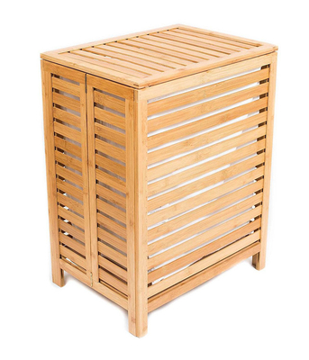 EU Certified Bamboo Laundry Storage Hamper Collapsible Waterproof