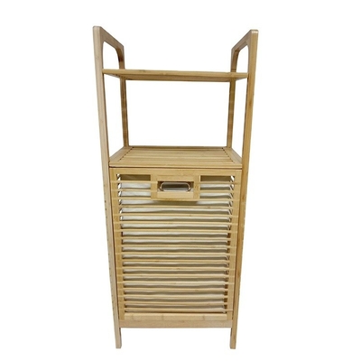 Natural Bamboo Laundry Basket Storage Bin Hamper Dirty Clothes