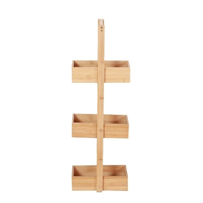 Contemperary Standing Bamboo Storage Rack Shelf Storage 3 Tier