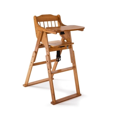 Mail packing N Product Bamboo Baby High Chair 2023 Foldable Multi-function Baby Feeding